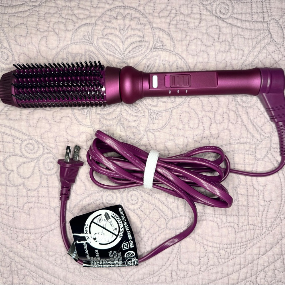 Paul Mitchell Fresh Looks Hot Brush Plum Perfection Heated Hair Styling Tool